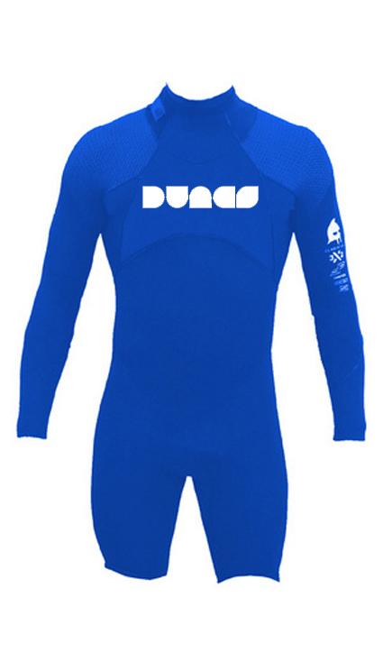 DUNES Gladiator Spring L/S  Wetsuit - 3/2 mm - bleu royal