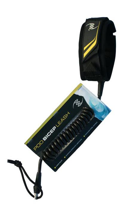 POD Yellow Series Large Bicep Black Leash