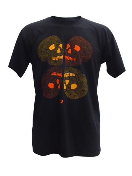 WEIRDWAVE Skull Tee-shirt Black