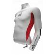 POD Rash Guards Pro Series - blanc / rouge