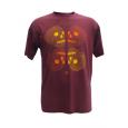 WEIRDWAVE Skull Tee-shirt Burgundy