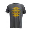 WEIRDWAVE Fractal Waves Tee-shirt Khaki