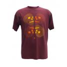 WEIRDWAVE Skull Tee-shirt Burgundy